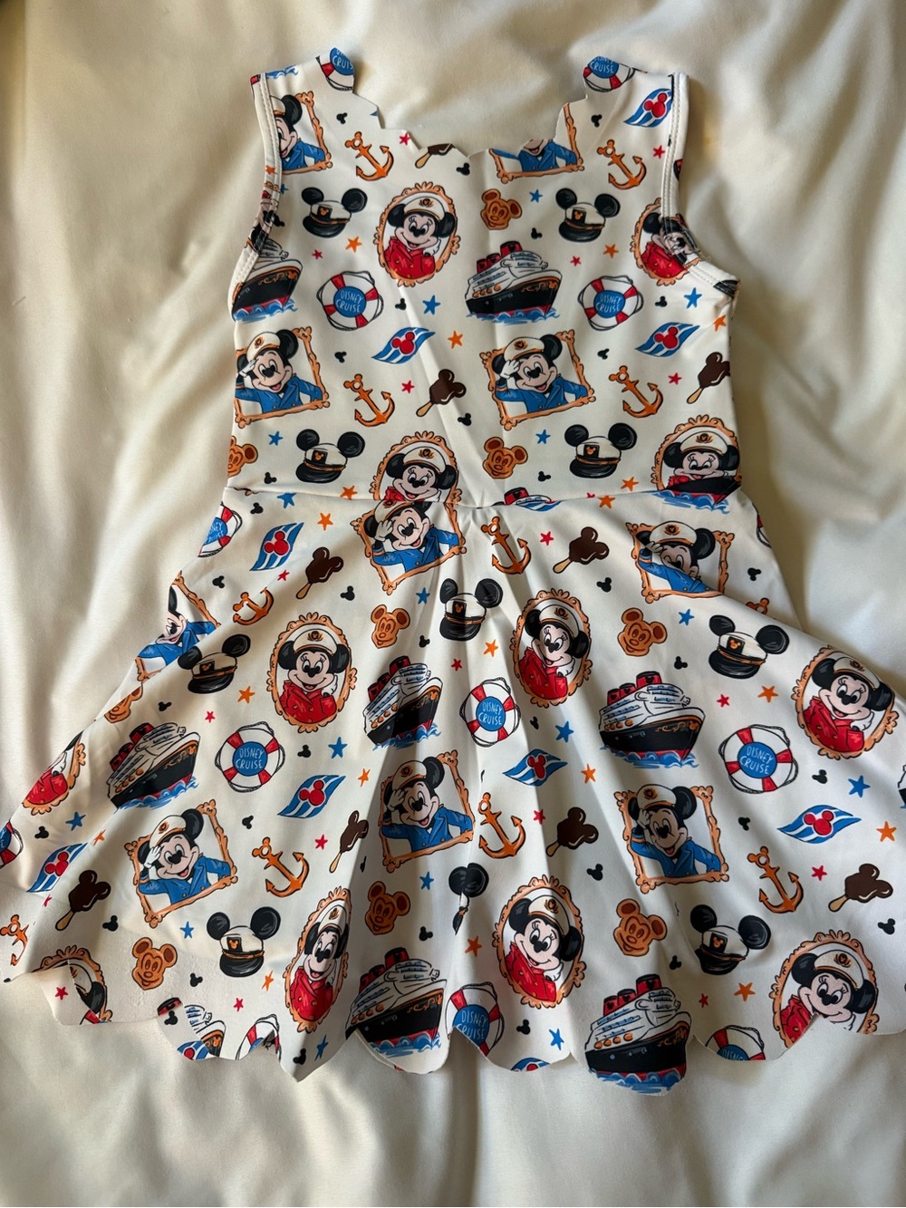 Disney Cruise Dress with Built In Shorts